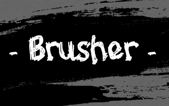 Brusher: A Typeface for Unsettling and Unforgettable Designs