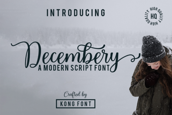 Decembery: The Playful Script Font for Modern Designers