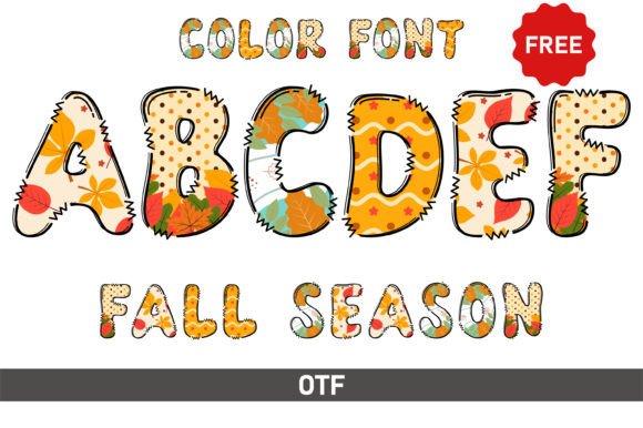 Embracing Autumn's Charm with the Fall Season Typeface