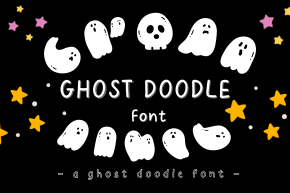 Ghost Doodle: A Whimsical Typeface for Halloween Designs