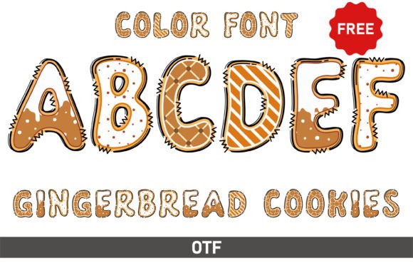 Gingerbread Cookies: A Playful Font for Creative Projects