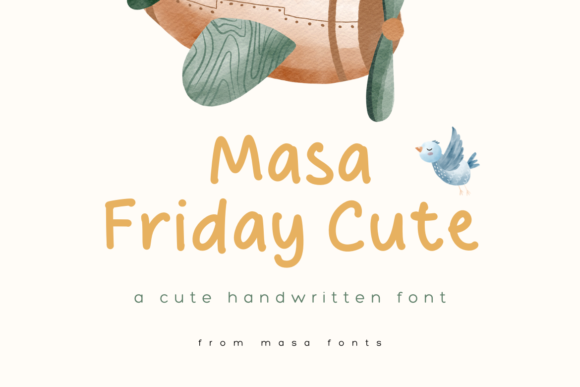 Masa Friday Cute: Your New Go-To Font for Friendly Design