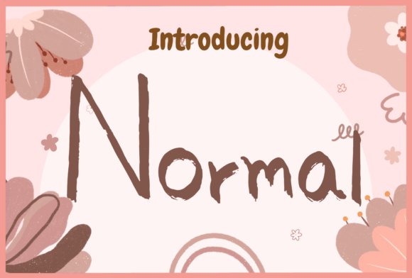 Normal: The Handwritten Font That Brings Warmth to Any Project
