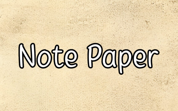 Note Paper: A Handwritten Font That Feels Human