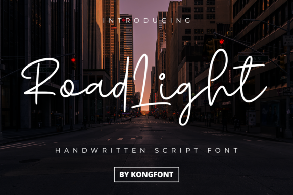 Road Light: A Playful Handwritten Font for Modern Designers