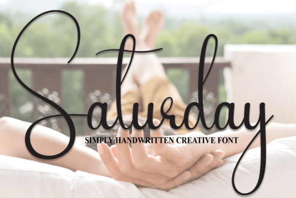 Saturday: The Handwritten Font That Feels Like a Creative Break