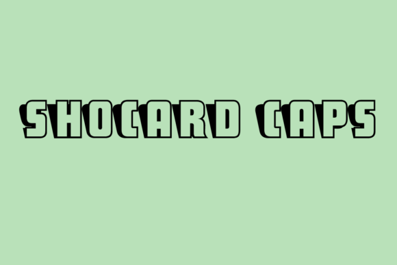 ShoCard Caps: A Retro Font with Modern Punch