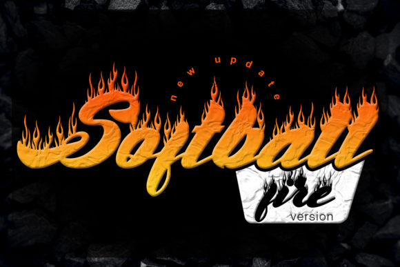 Softball Fire: A Font That Scores Big on Style and Impact