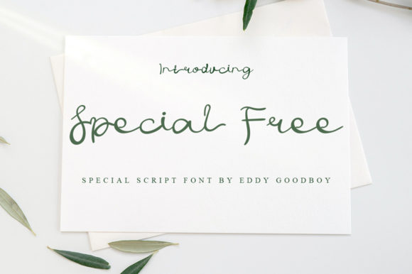 Special Free: A Handwritten Font That Feels Like a Conversation