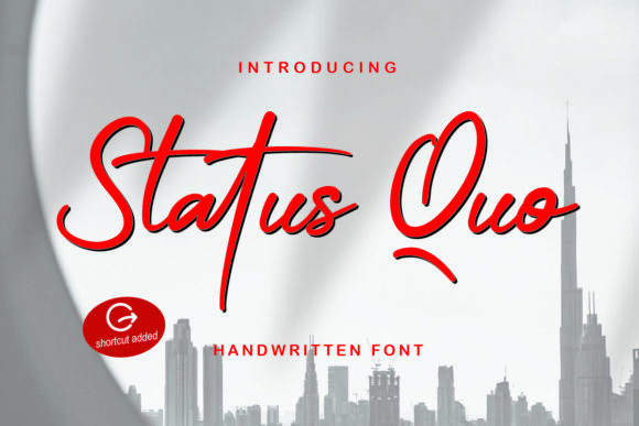Status Quo: A Handwritten Font That Balances Elegance and Edge