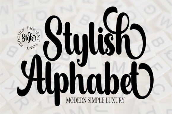 Stylish Alphabet: The Font That Brings Softness and Elegance to Every Design