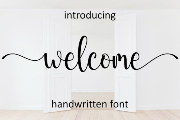 Welcome: A Handwritten Font for Elegant, Personal Design