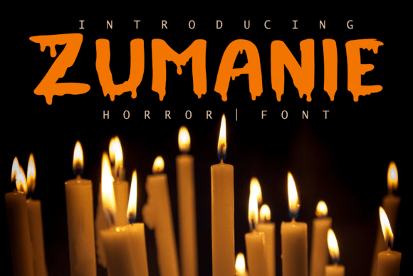 Zumanie: Crafting Eerie Atmosphere with a Modern Decorative Font